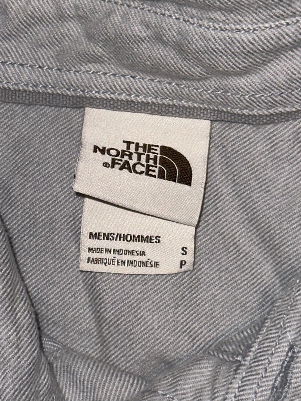 The North Face Men's Gray Flannel Button-Down Casual Shirt